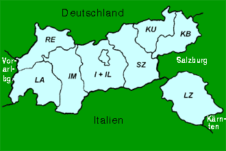 Derzeit 1 Bezirk Tirol online
